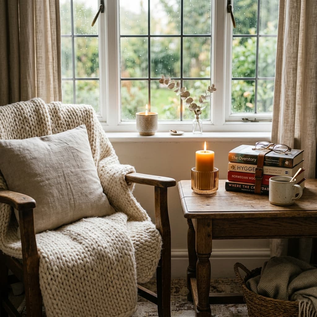 Reading nook candle